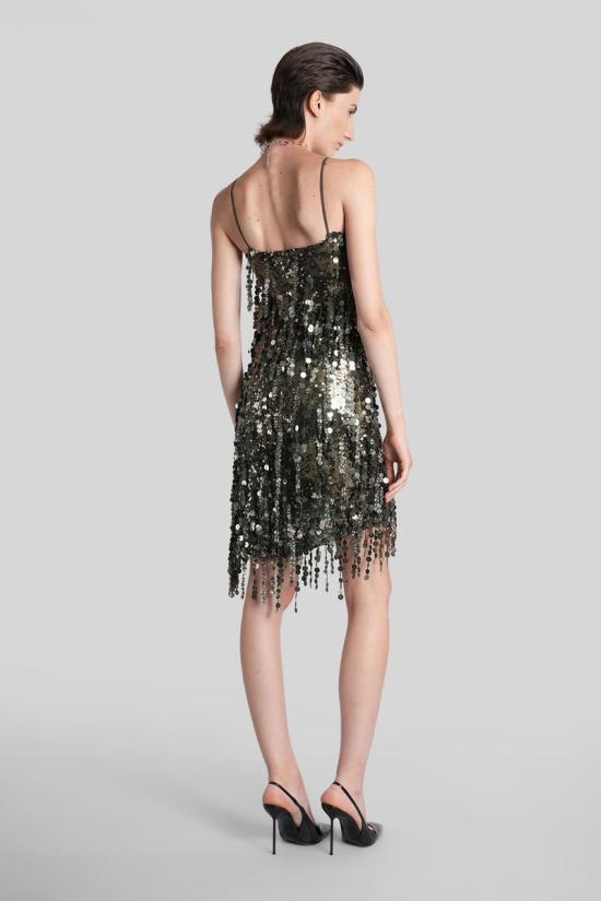 25FW 블루마린 숏 원피스 425443 2A710A GREEN - BLUMARINE