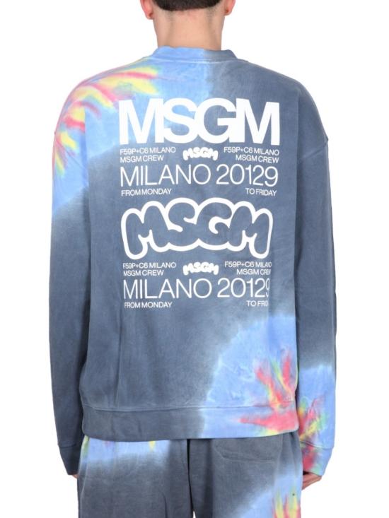  엠에스지엠 긴팔 티셔츠 3440MM98 23709288 Blue - MSGM