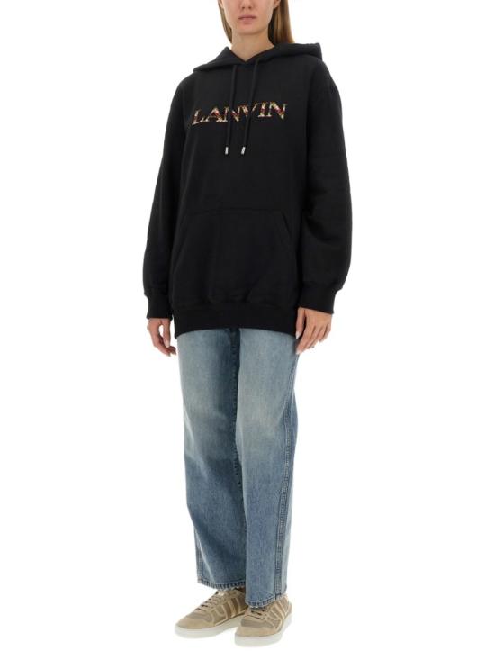  랑방 후드 티셔츠 RW HO0019 J209 A2310 Black - LANVIN