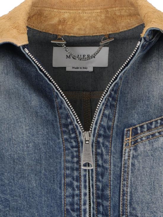 25SS 알렉산더 맥퀸 데님 자켓 809777 QTACM0439 Blue - ALEXANDER MCQUEEN
