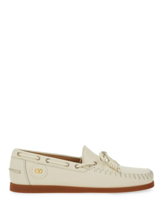 25FW 발렌티노 가라바니 팜 애비뉴 크러스트 레더 보트 슈즈 7Y2S0K85PNJ 098 Neutrals
