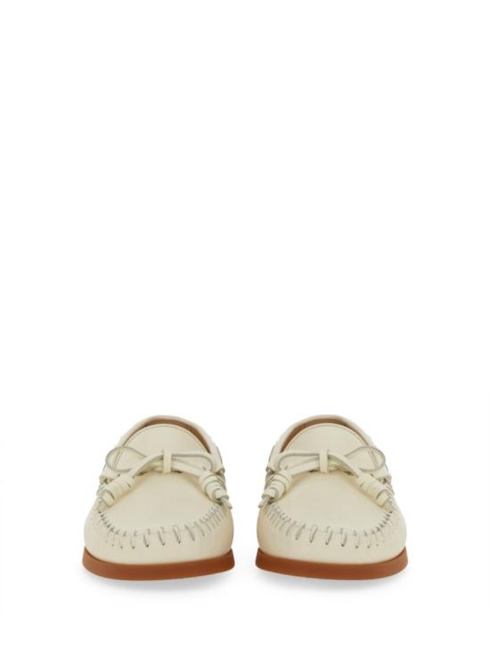 25FW 발렌티노 가라바니 팜 애비뉴 크러스트 레더 보트 슈즈 7Y2S0K85PNJ 098 Neutrals - VALENTINO GARAVANI