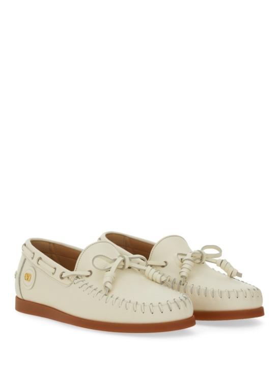 25FW 발렌티노 가라바니 팜 애비뉴 크러스트 레더 보트 슈즈 7Y2S0K85PNJ 098 Neutrals - VALENTINO GARAVANI