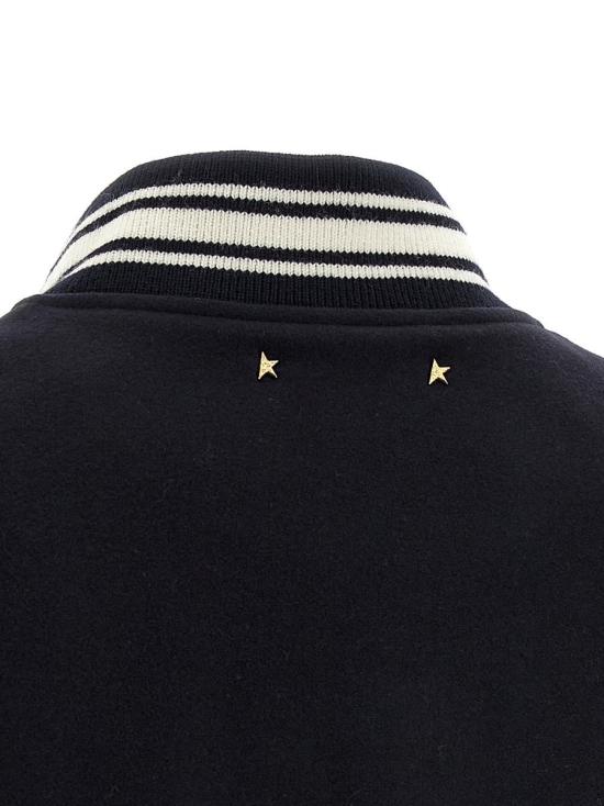  골든구스 봄버 자켓 GWP00832P0006185048650486 BLUE - GOLDEN GOOSE