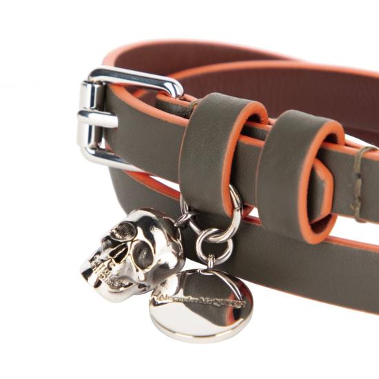  알렉산더 맥퀸 팔찌 5544661AACG2868 Green - ALEXANDER MCQUEEN