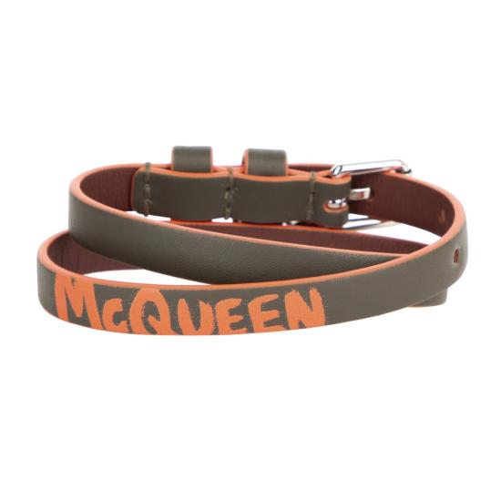  알렉산더 맥퀸 팔찌 5544661AACG2868 Green - ALEXANDER MCQUEEN