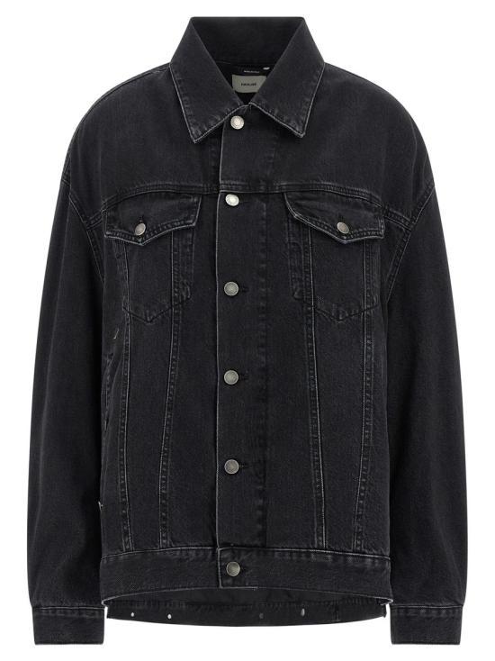 25FW 하이쿠레 데님 자켓 HEW09118DF173L0854L0854 Black