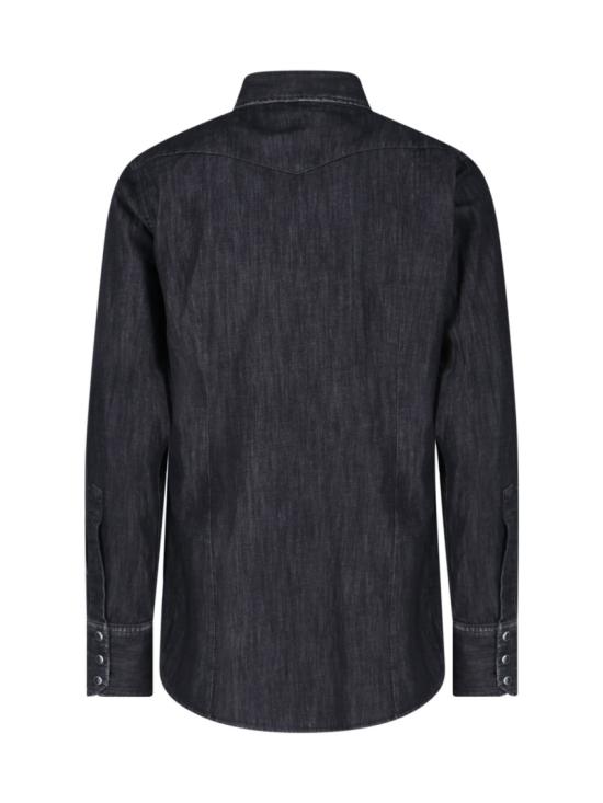 25FW 디스퀘어드2 데님 셔츠 S74DM0936 S30826900 Black - DSQUARED2