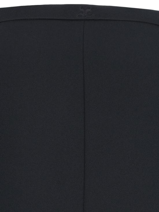  쿠레쥬 숏 스커트 324CJU180PL00079999 Black - COURREGES