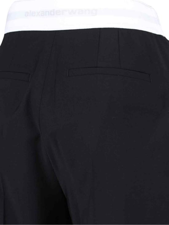 25FW 알렉산더 왕 스트레이트 팬츠 1WC3244748001 Black - ALEXANDER WANG