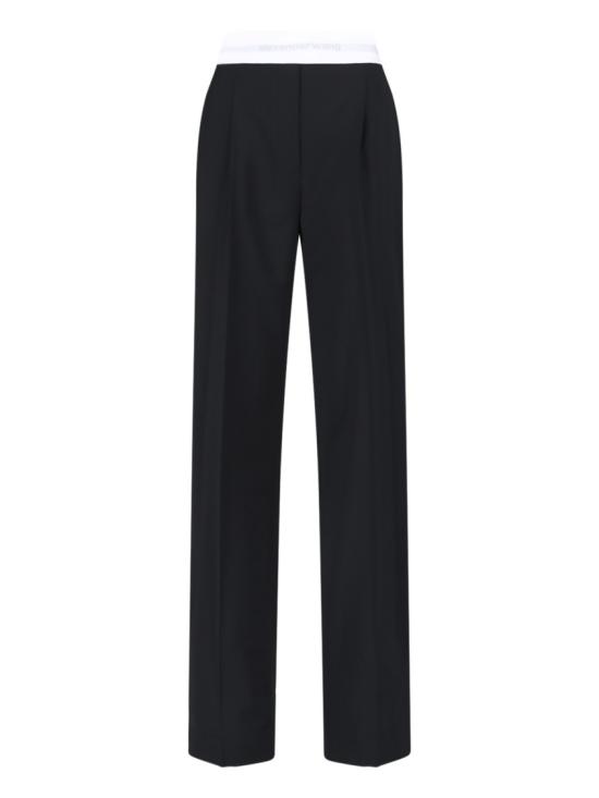 25FW 알렉산더 왕 스트레이트 팬츠 1WC3244748001 Black