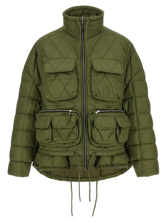 25FW 옌키옌키 숏패딩 EMBERJACKETKETCHUPNYLONKETCHUPKHAKI GREEN
