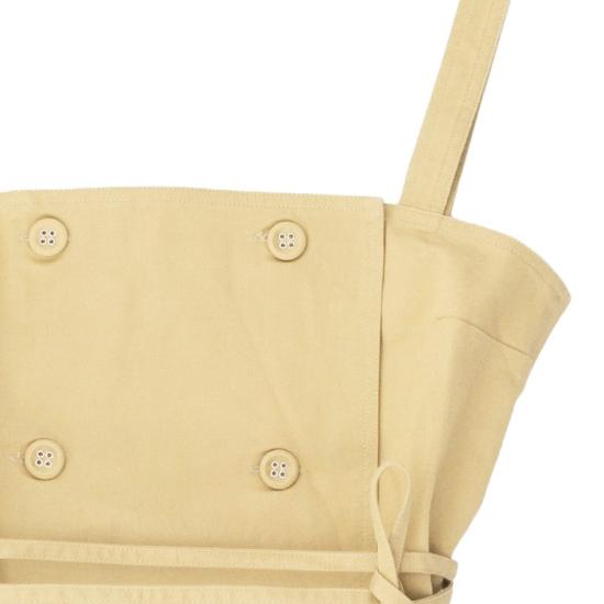 25SS 오피신 제네랄 민소매 티셔츠 S25WTOP057 TAN Yellow - OFFICINE GENERALE