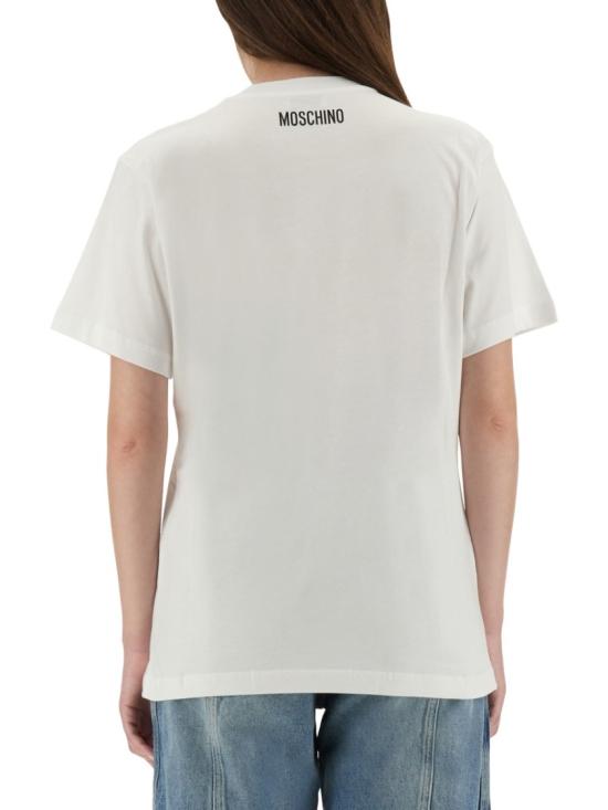 25FW 모스키노 탑 07225541 1001 White - MOSCHINO