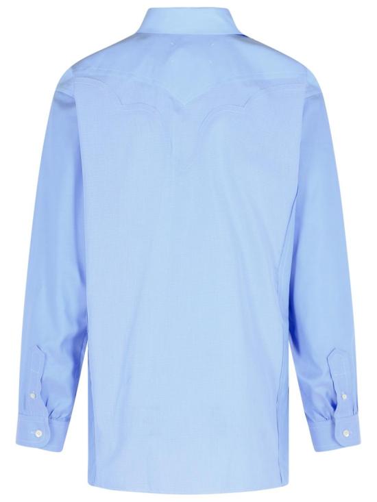 25FW 마르지엘라 긴팔 셔츠 S50DT0062 MTN109 961 Blue - MAISON MARGIELA