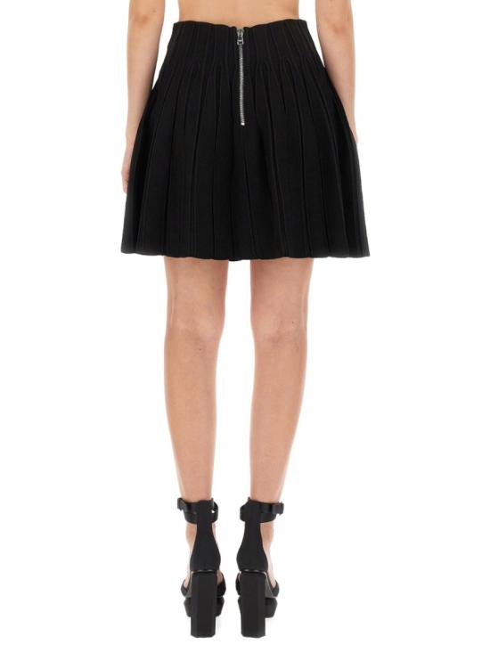  발망 숏 스커트 BF0LB927 KF130PA Black - BALMAIN