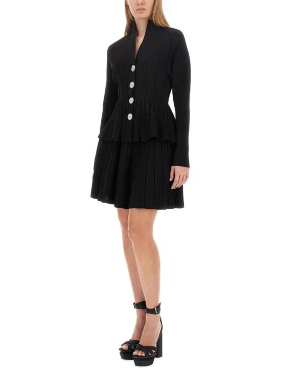  발망 숏 스커트 BF0LB927 KF130PA Black - BALMAIN