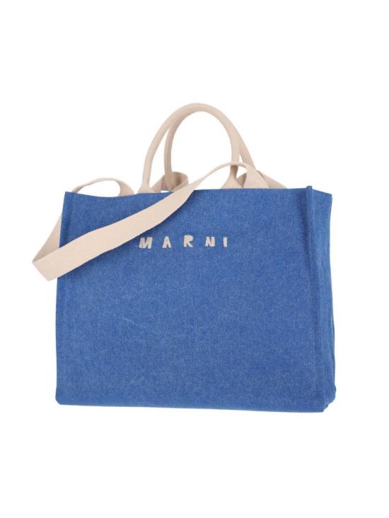 25FW 마르니 토트백 SHMP0078U1 P853600B60 Blue - MARNI