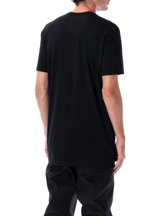 25FW 릭 오웬스 반팔 티셔츠 RU02E1264JA Black - RICK OWENS