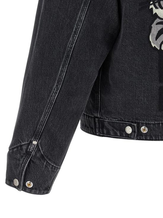 25FW 겐조 봄버 자켓 FF65DB1056C4BT Black - KENZO