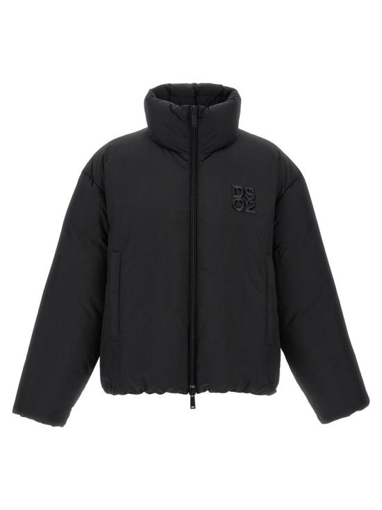 25FW 디스퀘어드2 숏패딩 S74AM1589D35380900 Black