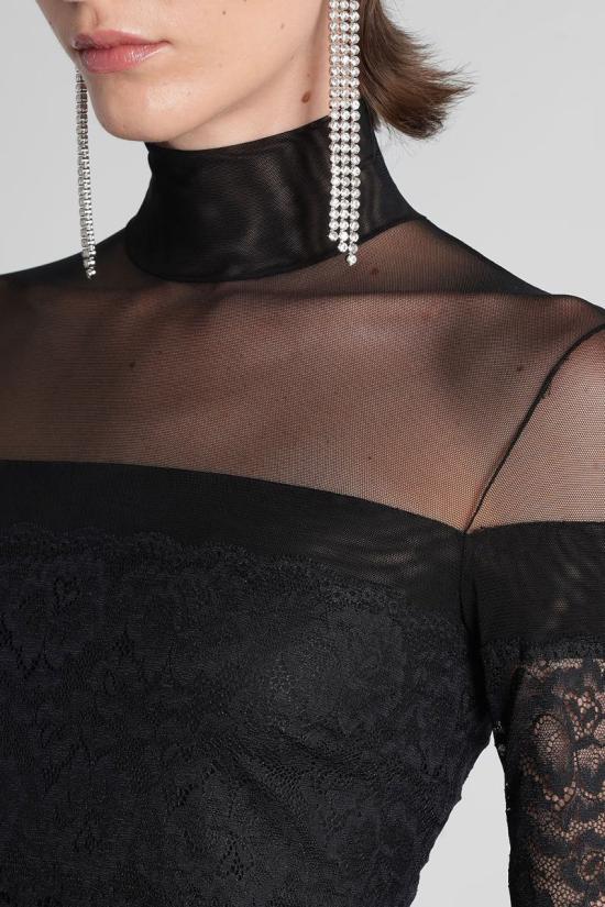 25FW 블루마린 숏 원피스 425442 2A691A Black - BLUMARINE