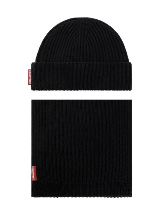 25FW 디스퀘어드2 머플러/스카프 KNM006501W067572124 Black