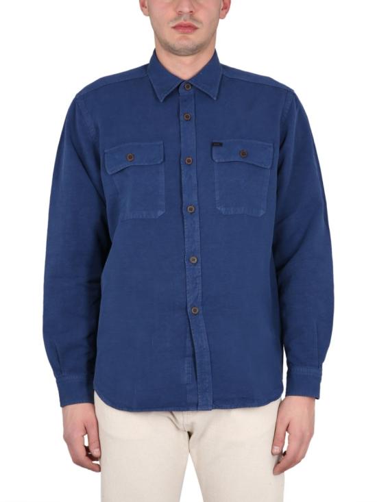  페이 데님 셔츠 NCMA146260T VBGU206 Blue