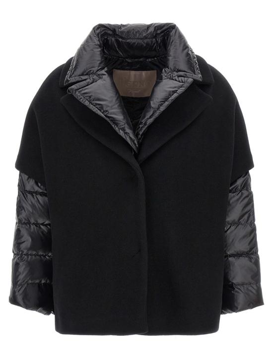 24FW 에르노 숏패딩 PI00118DR334159300 Black