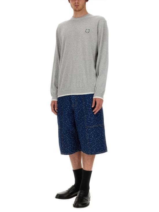  메종키츠네 스웨터 MM00801KT1103 H150 Grey - MAISON KITSUNE