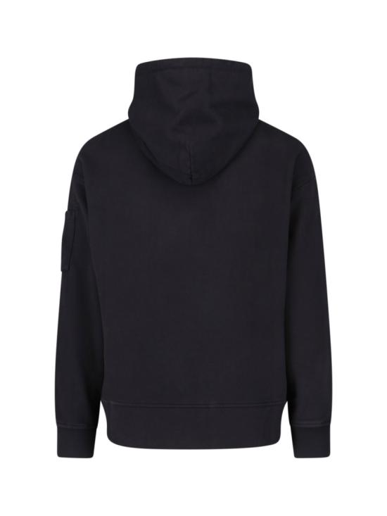 25FW 씨피 컴퍼니 후드 티셔츠 19CMSS059A006372G999 Black - C.P. COMPANY