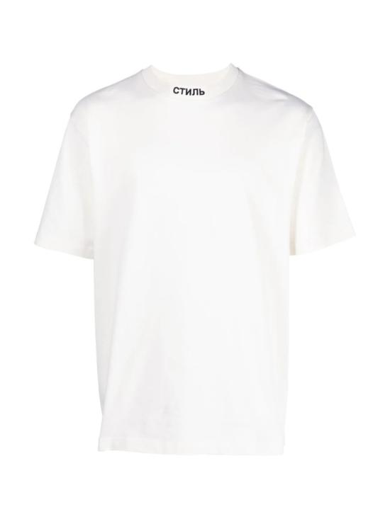 25SS 헤론 프레스톤 반팔 티셔츠 HMAA034C99JER0010110 White