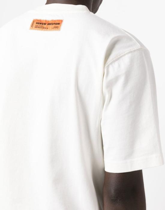 25SS 헤론 프레스톤 반팔 티셔츠 HMAA034C99JER0010110 White - HERON PRESTON