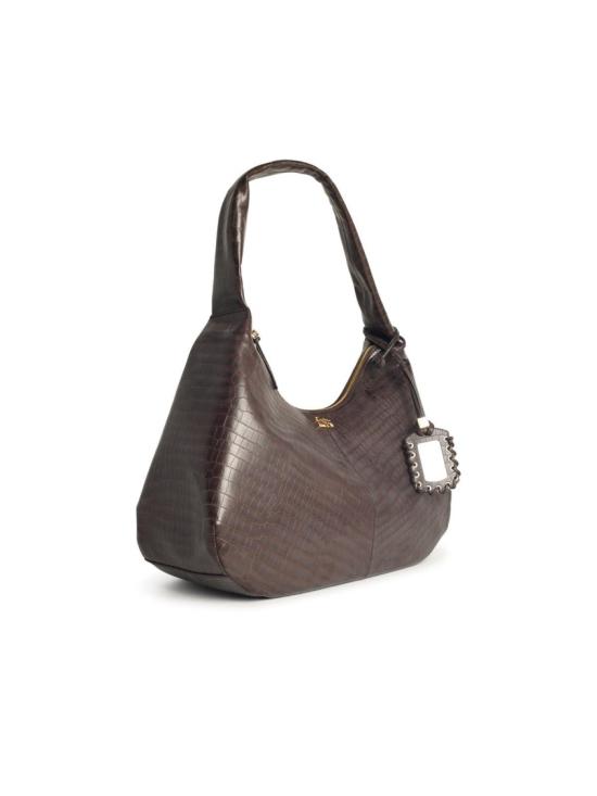  가니 부 크로코 백 A6801 890 Brown - GANNI
