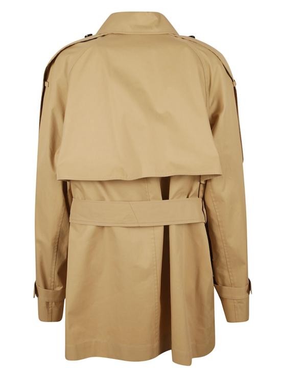  버버리 숏 개버딘 트렌치 코트 8089783 A3743 Neutrals - BURBERRY