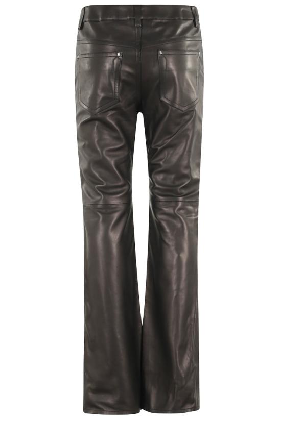 25FW 파코라반 가죽 팬츠 25AFPA333LB0078 097 Black - PACO RABANNE