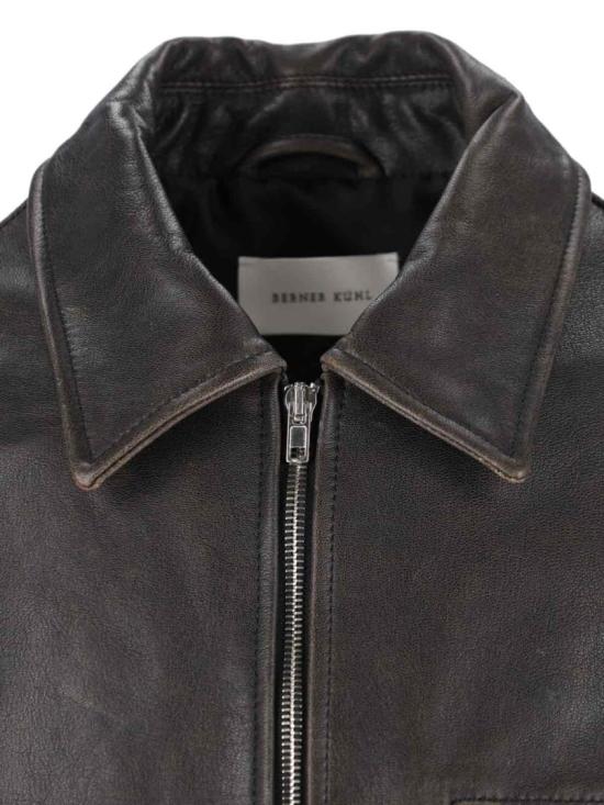 25SS 베르너 퀼 가죽 자켓 2 29O40009 Brown - BERNER KUHL