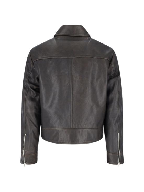 25SS 베르너 퀼 가죽 자켓 2 29O40009 Brown - BERNER KUHL