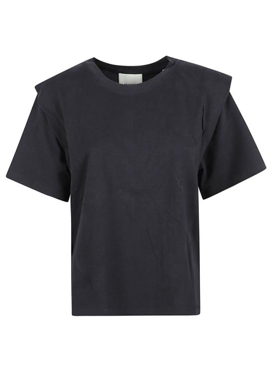 25FW 이자벨마랑 반팔 티셔츠 TS0041FAA1N41I01BK Black