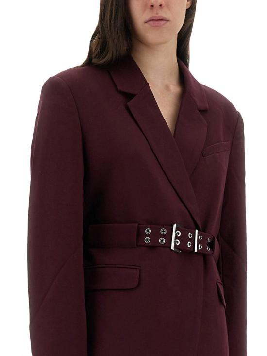 25FW 가니 자켓 W0403 431 Burgundy - GANNI