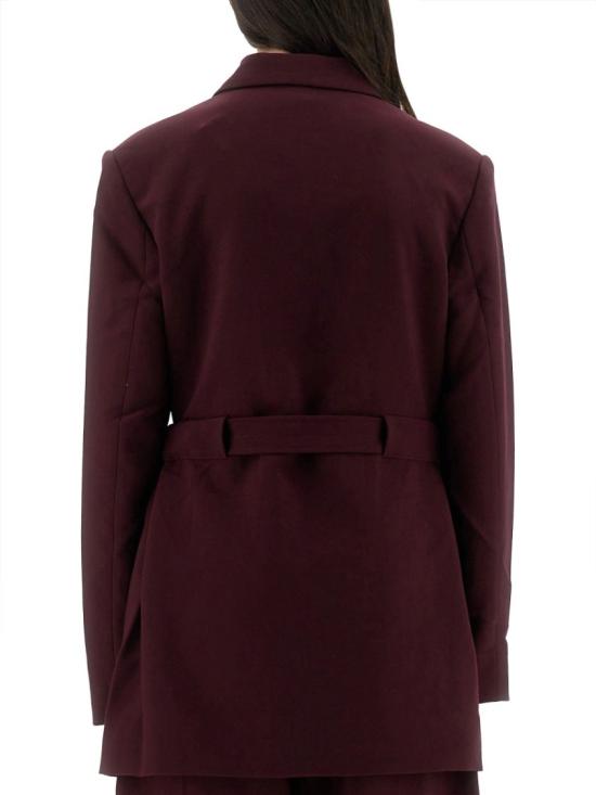 25FW 가니 자켓 W0403 431 Burgundy - GANNI