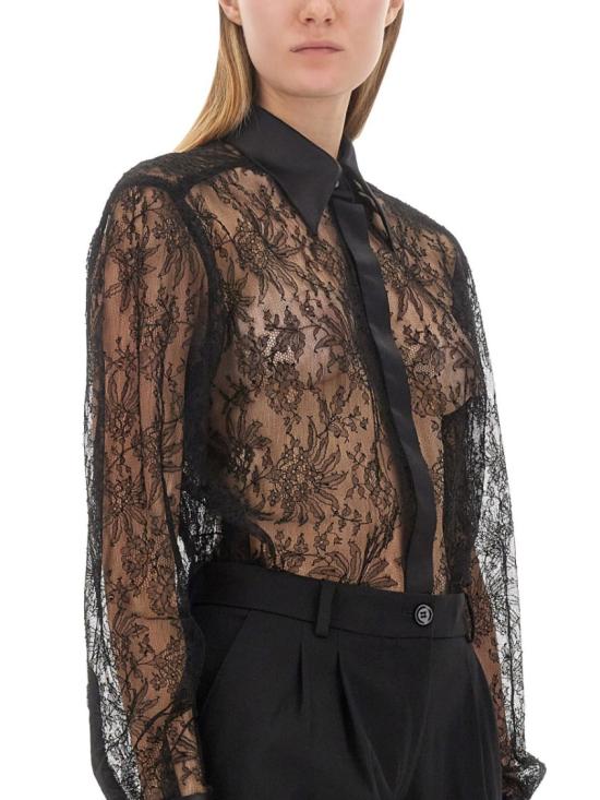  돌체앤가바나 블라우스 F5R42T MLMAEN0000 Black - DOLCE & GABBANA