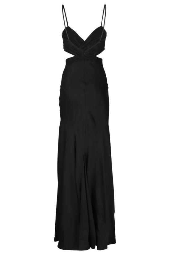  아멘쿠튀르 롱 원피스 AMS23511 092 Black - AMEN COUTURE
