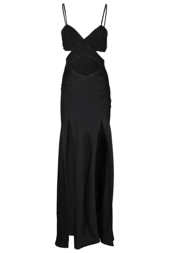  아멘쿠튀르 롱 원피스 AMS23511 092 Black