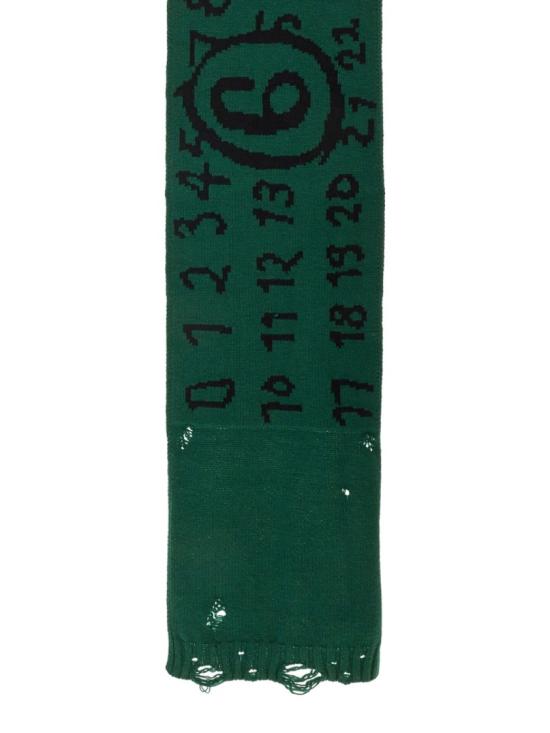  MM6 메종마르지엘라 머플러/스카프 S62TE0052 M13074002J Green - MM6 MAISON MARGIELA