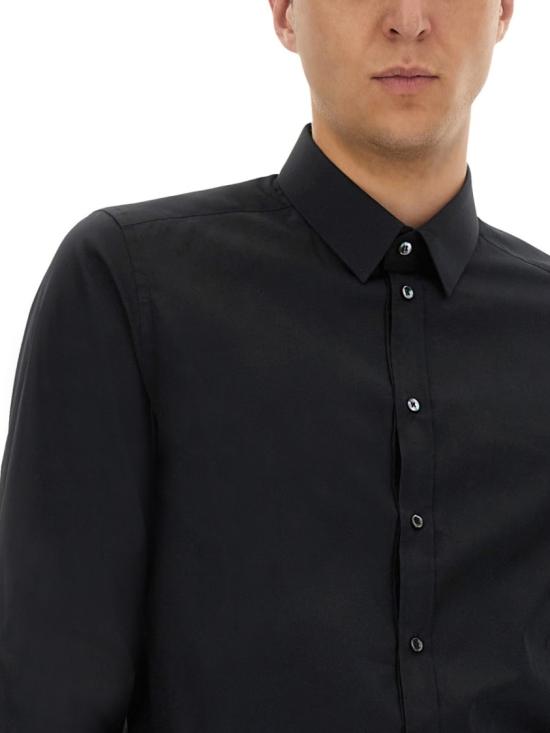 25FW 돌체앤가바나 마티니 코튼 셔츠 G5EJ1T FU5U8N0000 Black - DOLCE & GABBANA
