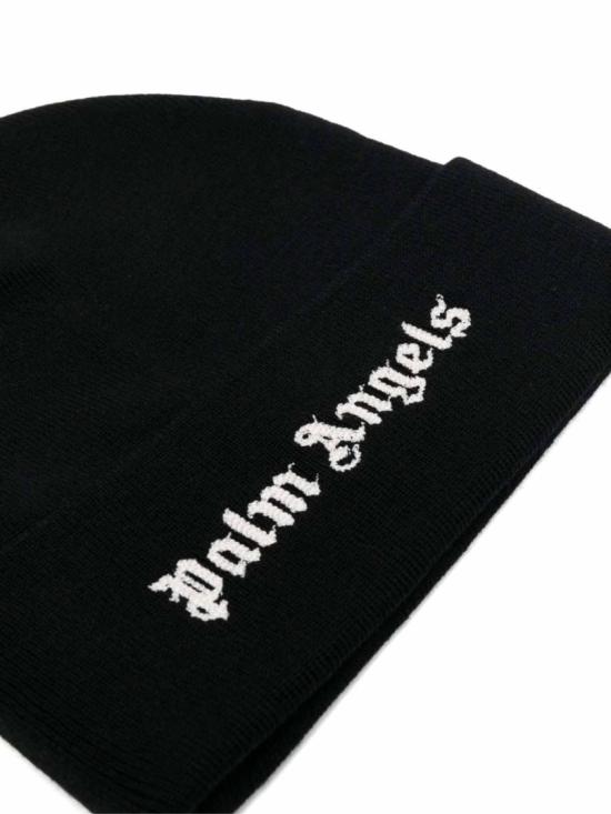 25FW 팜앤젤스 모자 PMLC022F23KNI0011001 Black - PALM ANGELS