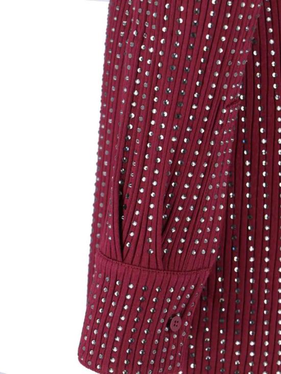 25FW 디 아티코 원피스 251WCA00456 JJJ051TR114 Burgundy - THE ATTICO