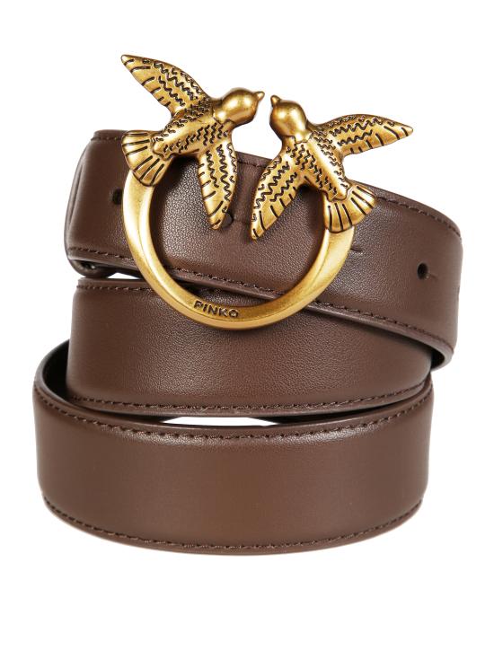 25FW 핑코 벨트 100125 A0F1 L74Q MARRONE