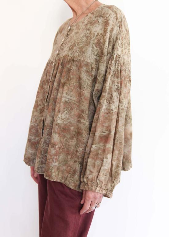  Auntie Oti 블라우스 에코프린트 퍼피 - OTHER BRANDS